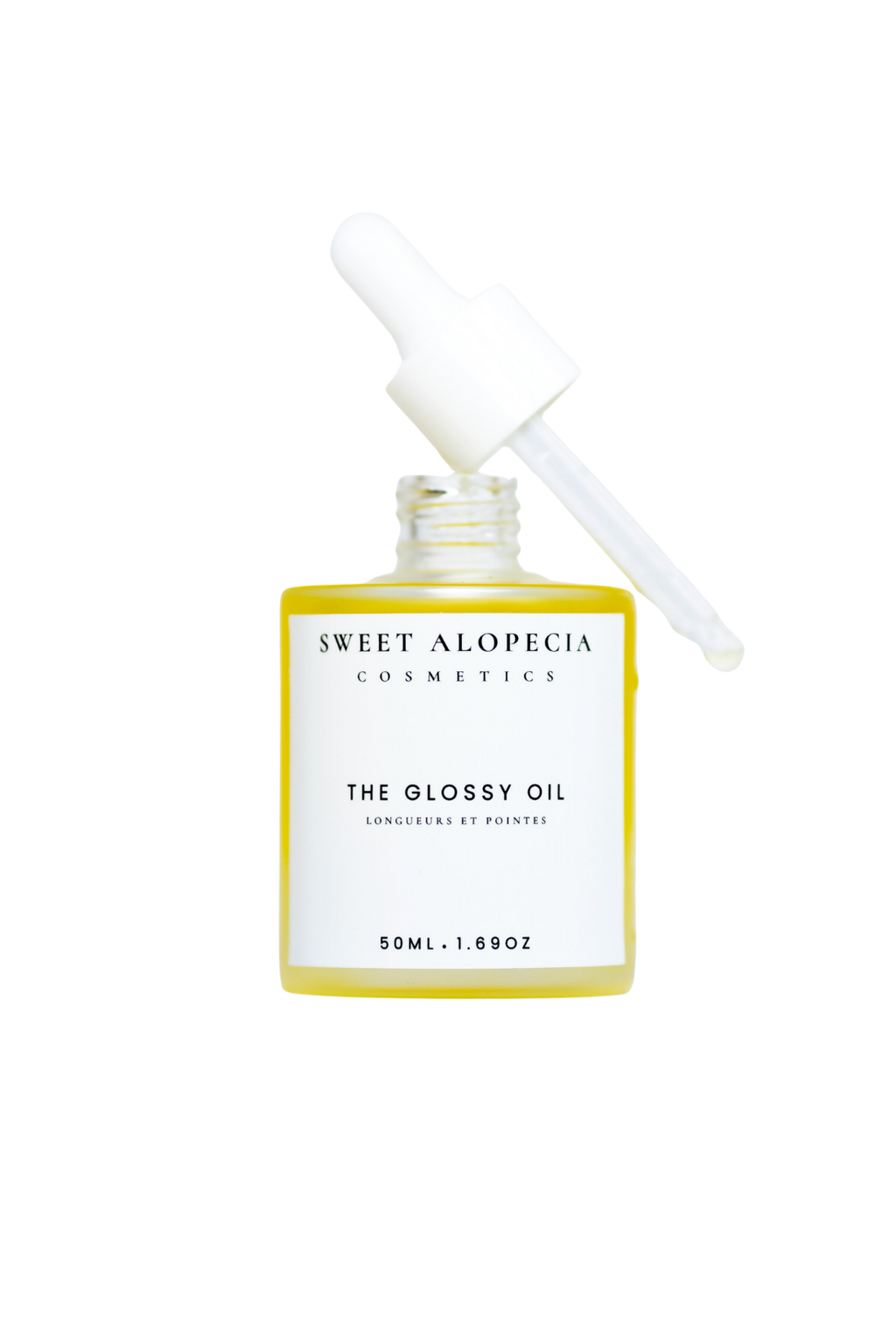 The glossy oil
