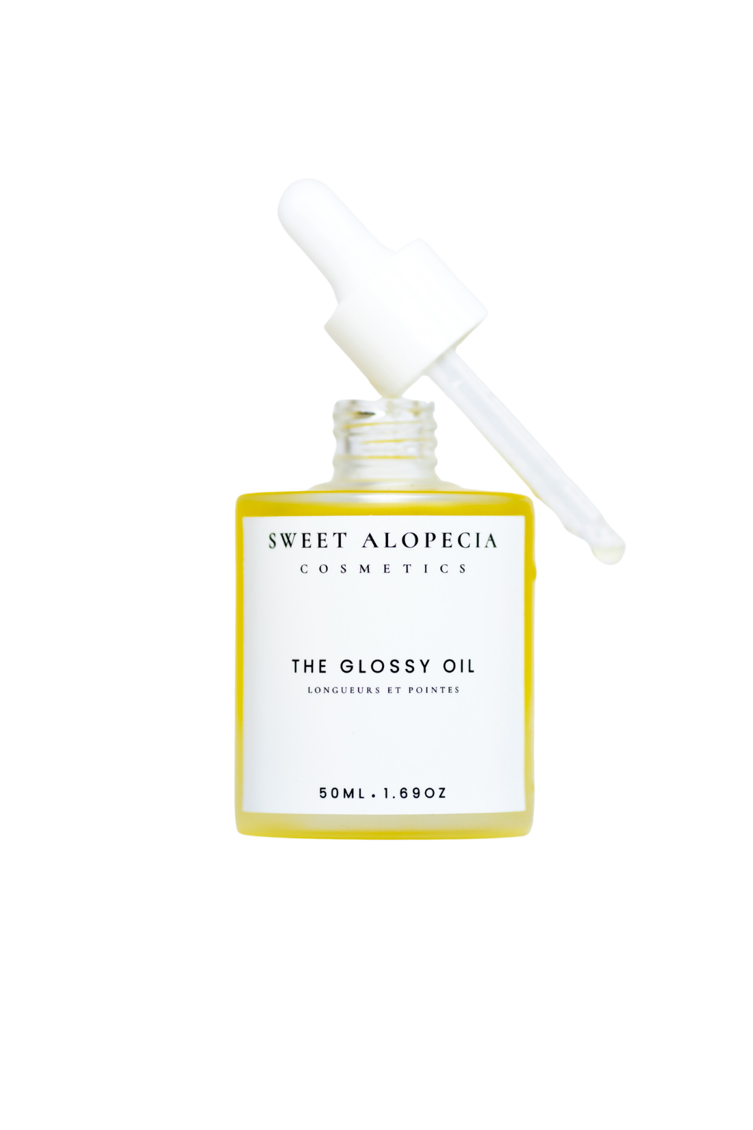 The glossy oil